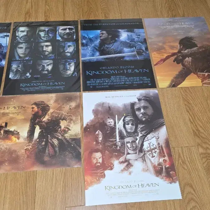 [BUNJANG] Kingdom of Heaven A3 Poster Set (6 Types) / 리들리 스콧 감독의 킹덤 오브 헤븐 A3 포스터 6종 일괄 팝니다