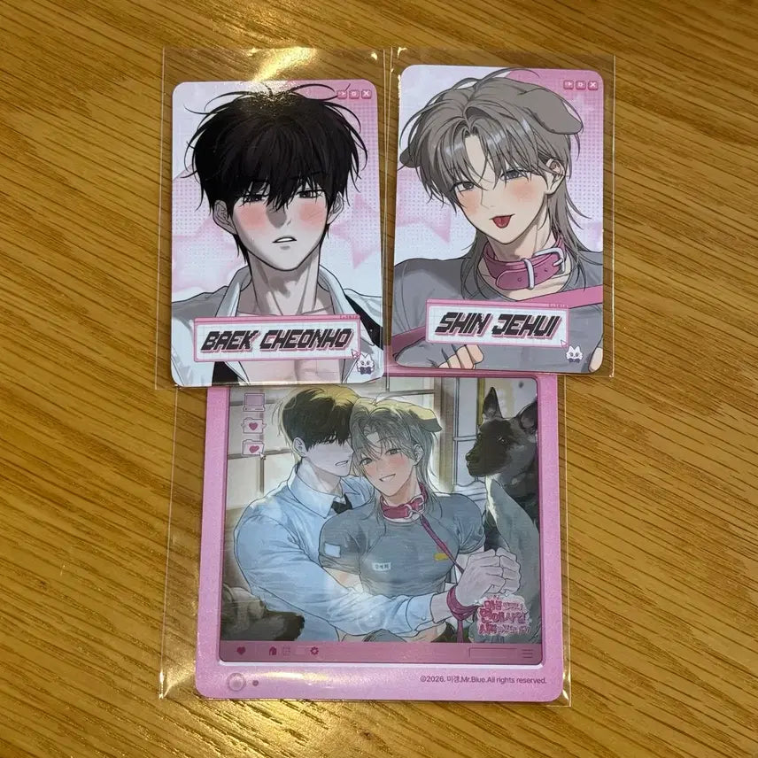 [BUNJANG] Mister Blue Lucky Draw Photocard &amp; Coaster Set / 미스터블루 미블 사용후반품불가 사반품 입장특전 포카 및 코스터