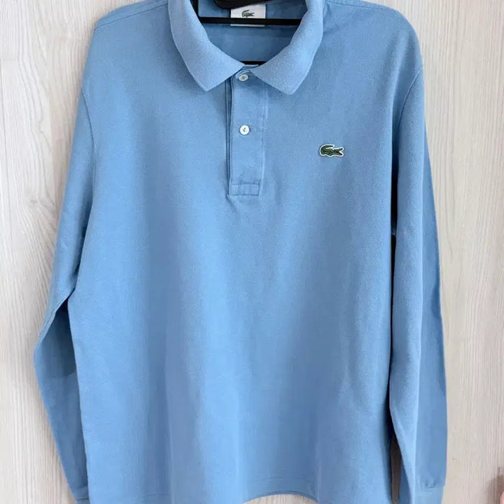 [BUNJANG] Lacoste Blue Polo T-shirt / 라코스테 카라티셔츠 블루 100