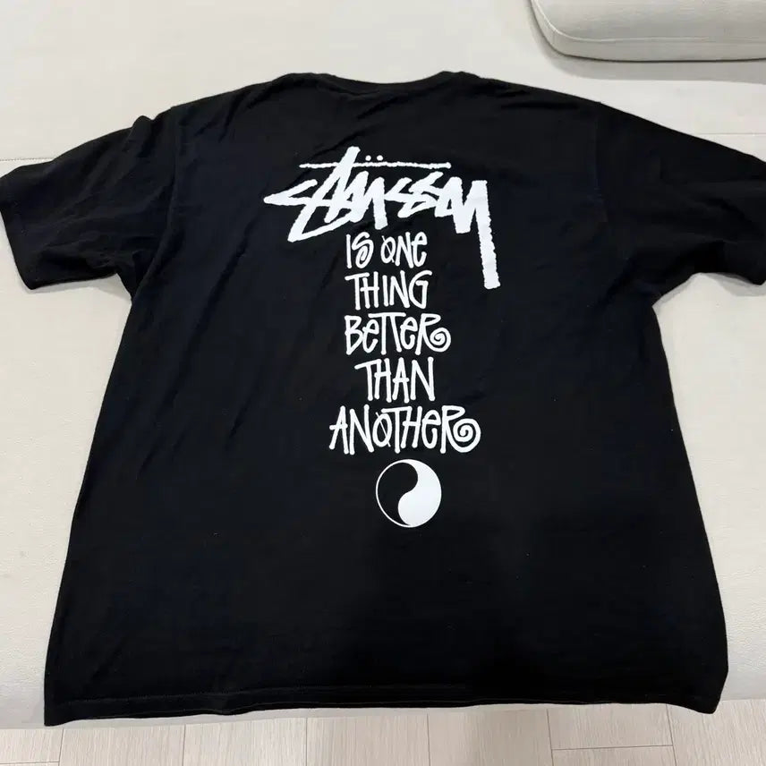 [BUNJANG] Stussy x Our Legacy "Better Than Another" T-Shirt Black / 스투시 x 아워레가시 베러 댄 어나더 티셔츠 블랙