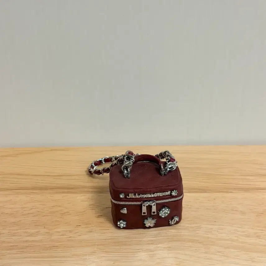 [BUNJANG] Jill Stuart Petit Bag Burgundy Jewel Bag / 질스튜어트 쁘띠 백 버건디 가챠 가방