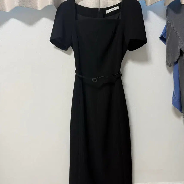 [BUNJANG] The Chemie Square Neck Short Sleeve Dress Black S / 더케미 스퀘어 반팔 원피스 (블랙/S사이즈) 판매