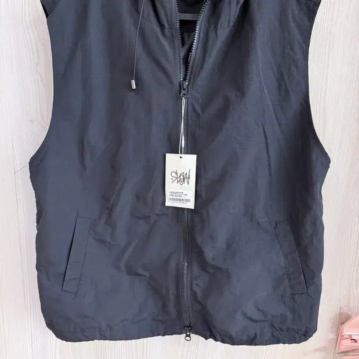 [BUNJANG] Slow Record House Best Nylon Vest Black / 슬로우 레코드하우스 베스트 새상품