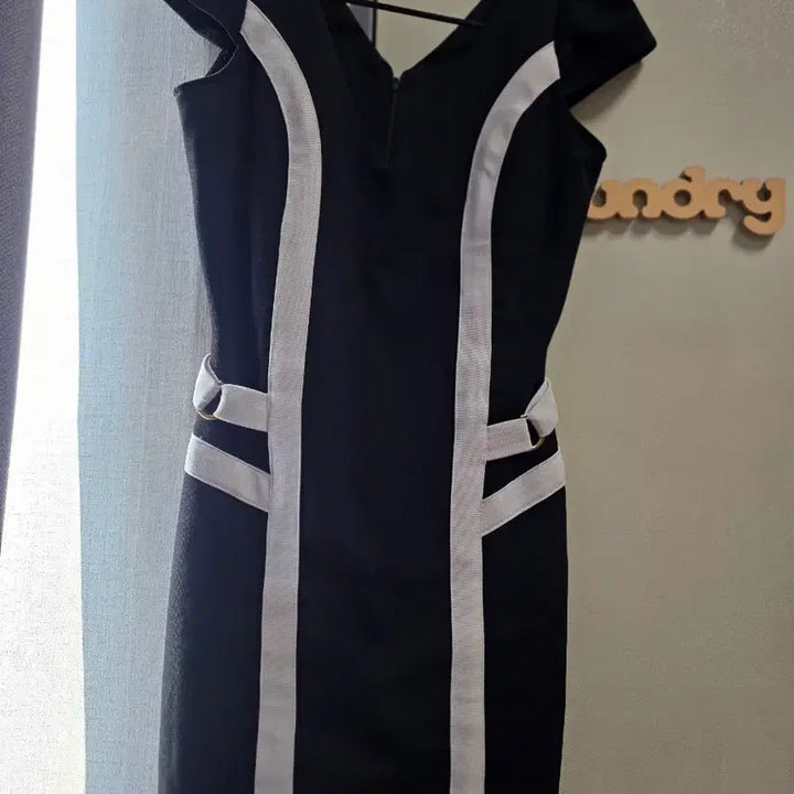 [BUNJANG] Pearl Line One-Piece Dress (M) / m)펄 라인 원피스