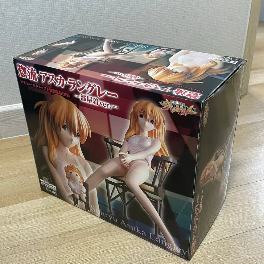 [BUNJANG] Evangelion Asuka Langley Soryu TV Edition Cold Cast Resin Statue / 에반게리온 소류 아스카 랑그레이 tv판 콜드캐스트 레진 완성품 좌상