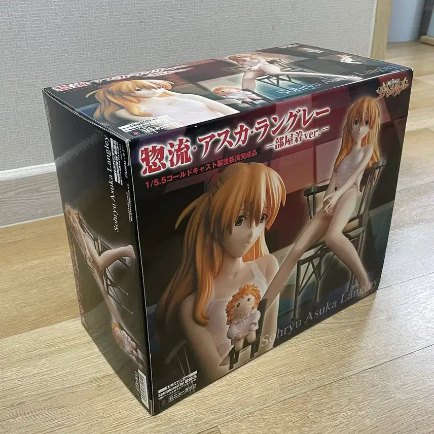 [BUNJANG] Evangelion Asuka Langley Soryu TV Edition Cold Cast Resin Statue / 에반게리온 소류 아스카 랑그레이 tv판 콜드캐스트 레진 완성품 좌상
