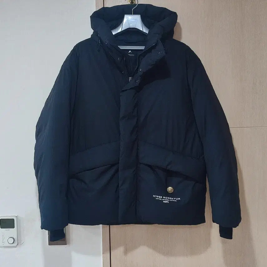 [BUNJANG] NEPA Hyper Momentum Black Goose Down Padding - Size 100 / 네파 하이퍼 모멘텀 블랙 구스패딩 100