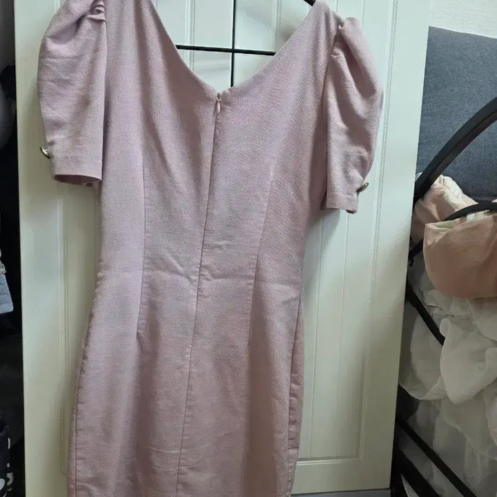 [BUNJANG] Jessica J Light Pink Dress Size 55 / 55)제시카제이 연핑크 원피스