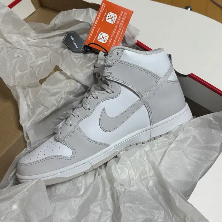 [BUNJANG] Nike Dunk High Retro Vast Grey Sneakers 280 / (새상품) 나이키 덩크하이 레트로 바스트 그레이 280
