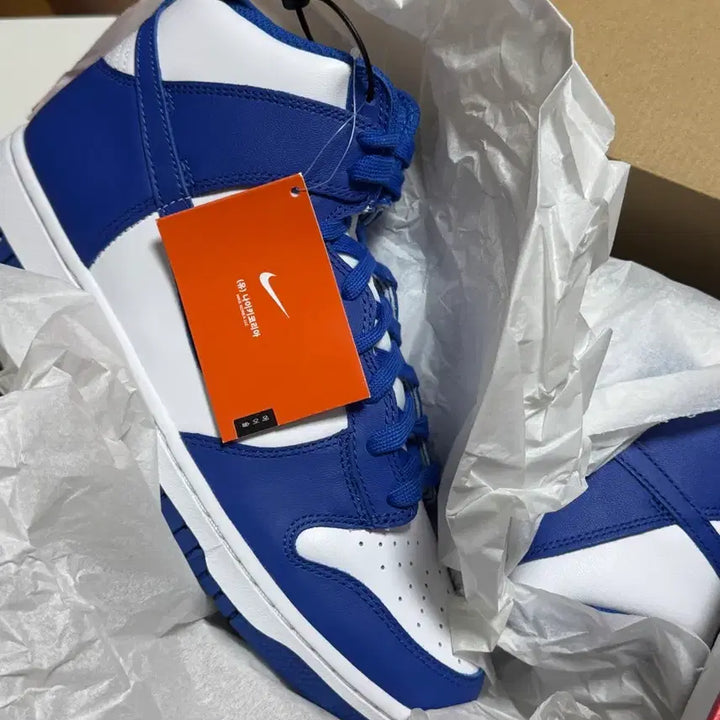 [BUNJANG] Nike Dunk High Retro Game Royal Sneakers (US 10) / (새상품) 나이키 덩크 하이 레트로 게임로얄 280