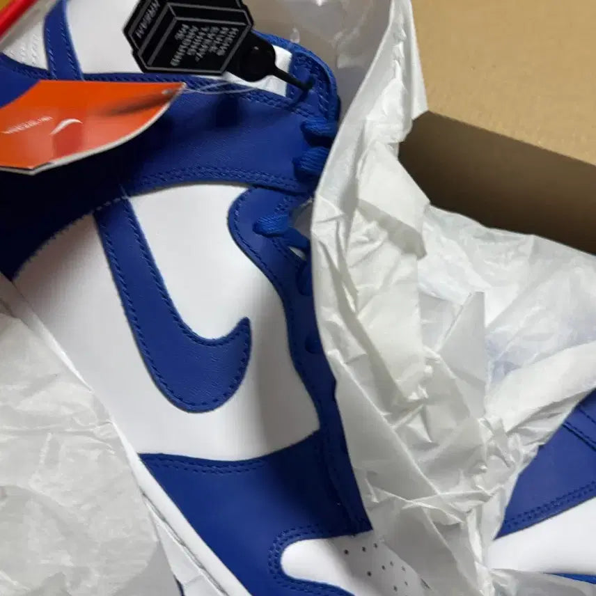 [BUNJANG] Nike Dunk High Retro Game Royal Sneakers (US 10) / (새상품) 나이키 덩크 하이 레트로 게임로얄 280