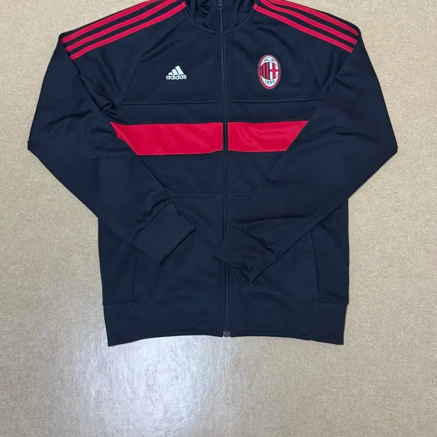[BUNJANG] Adidas AC Milan Track Top Zip-Up Jacket / 아디다스 AC밀란 트랙탑 집업 자켓(95)