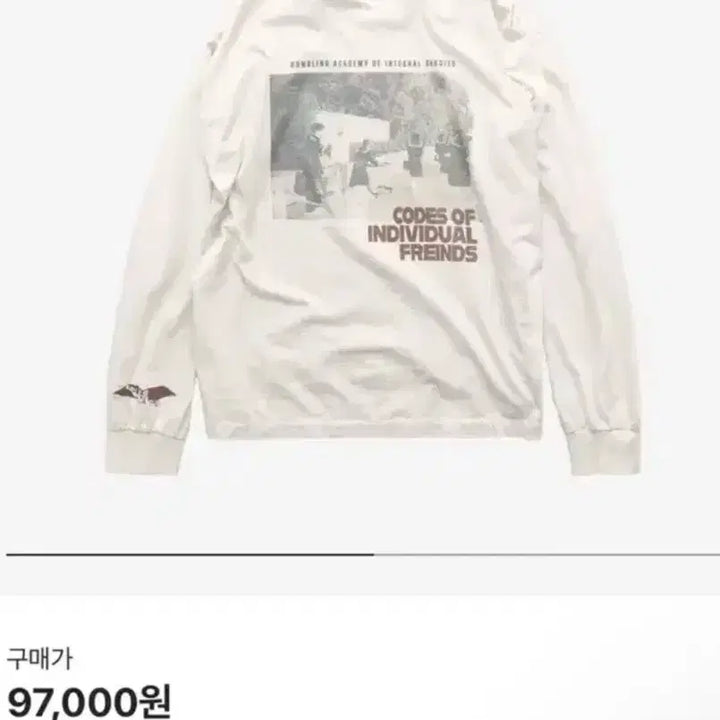 [BUNJANG] Polyteru Graphic Long Sleeve Friends White / [2]폴리테루 그래픽 롱슬리브 프렌드 화이트