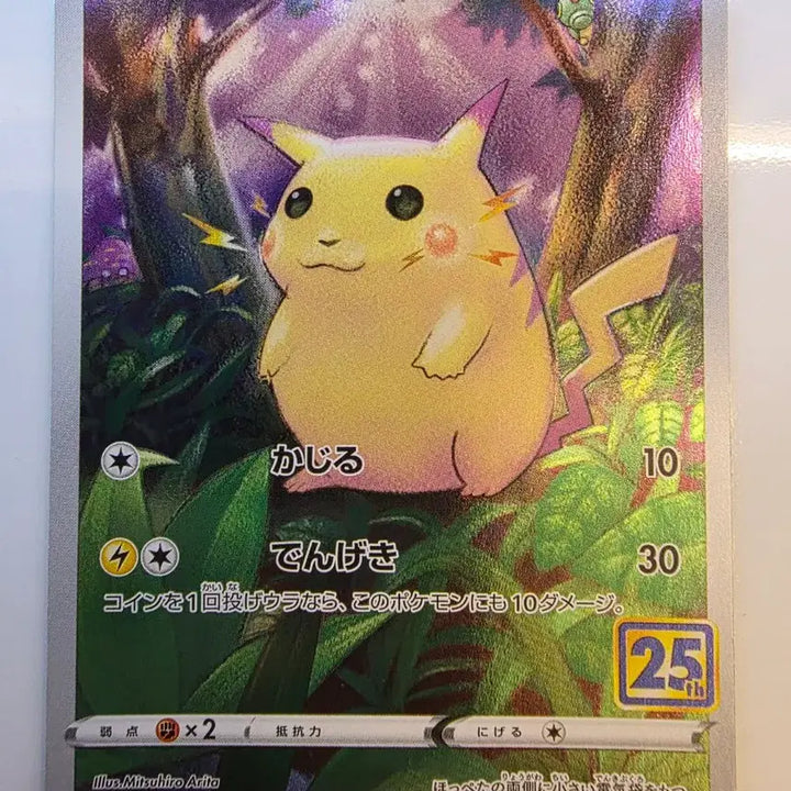 [BUNJANG] Pokemon Card Pikachu 25th Anniversary Edition / 포켓몬 카드 피카츄 25주년 기념 에디션