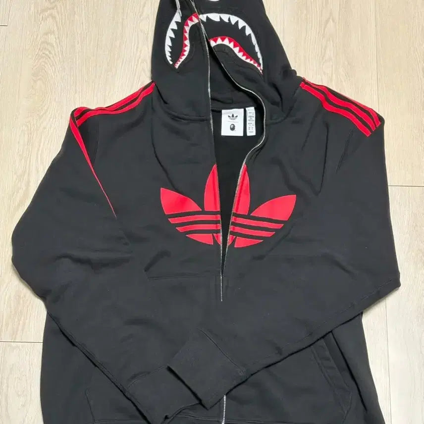 [BUNJANG] Adidas x BAPE Shark Hoodie / 아디다스 베이프 샤크