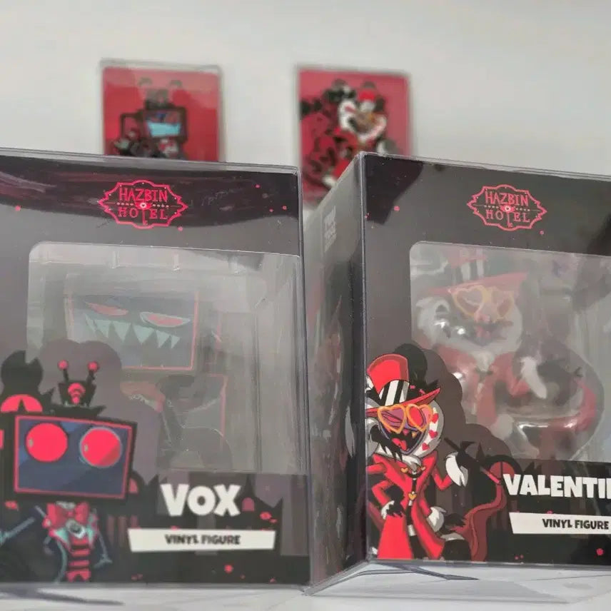 [BUNJANG] Hazbin Hotel YooTooz Box &amp; Valentino Figure (Enamel Pin Included) / (~6/24)해즈빈호텔 유투즈 복스 &amp; 발렌티노 피규어(에나멜핀 포함)