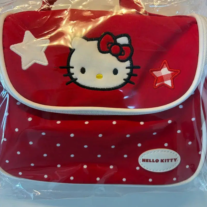 [BUNJANG] Hello Kitty Red Dot Pouch / 헬로키티 파우치 레드 도트