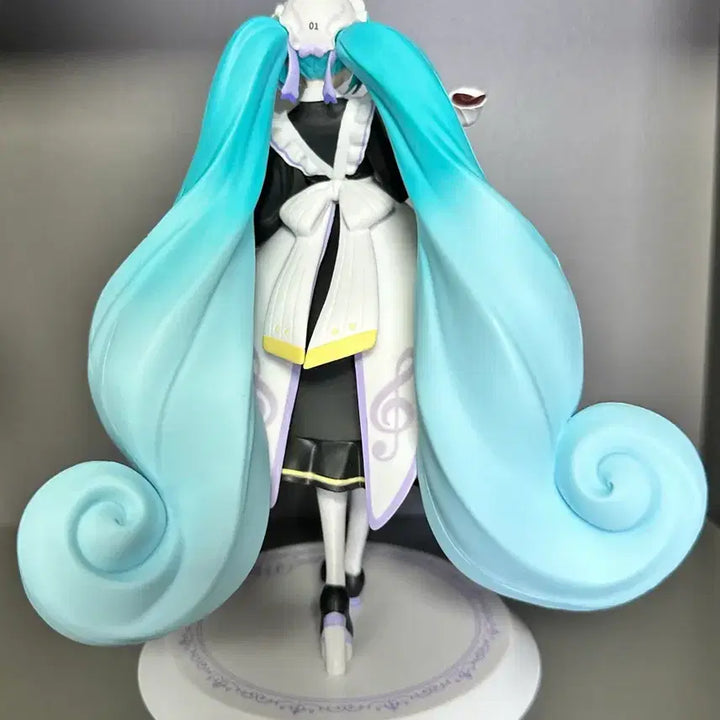 [BUNJANG] Hatsune Miku Classical Maid &amp; Puss in Boots Wonderland Figure Set / 하츠네 미쿠 피규어 (클래시컬 메이드, 원더랜드 - 장화신은 고양이)