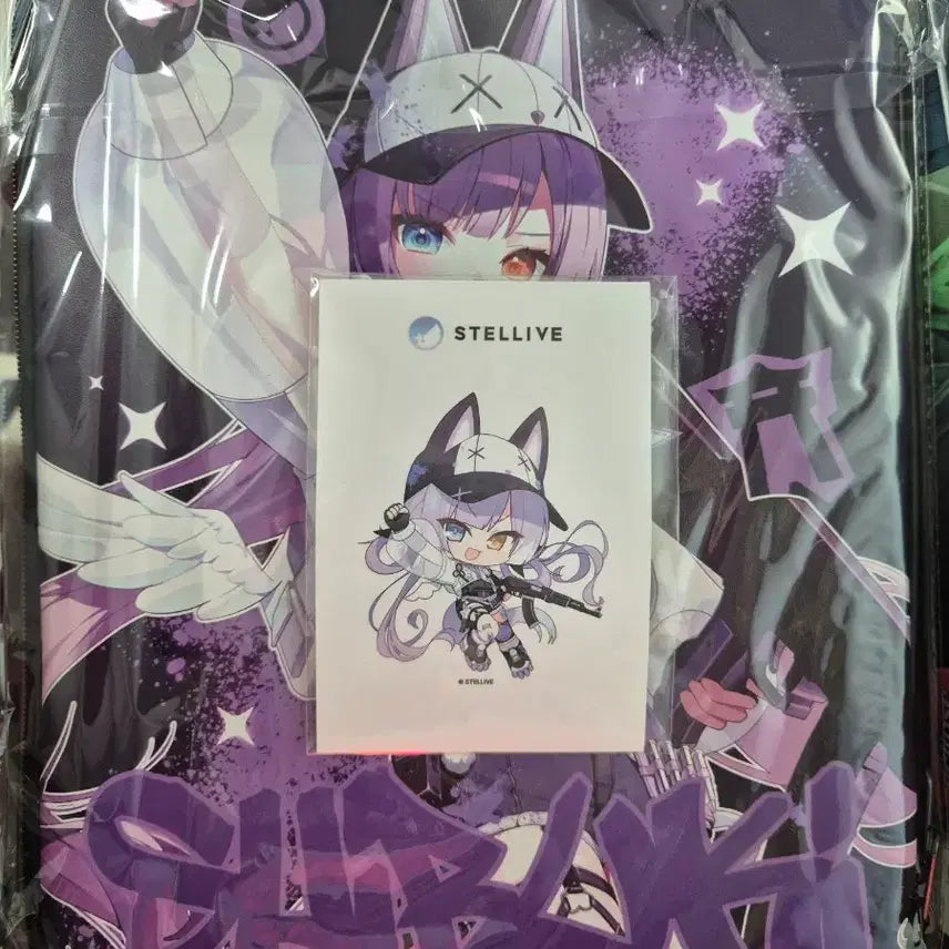 [BUNJANG] Stellive Tenko Shibuki Galaxy Collaboration Pouch / 스텔라이브 텐코 시부키 갤럭시 콜라보 파우치