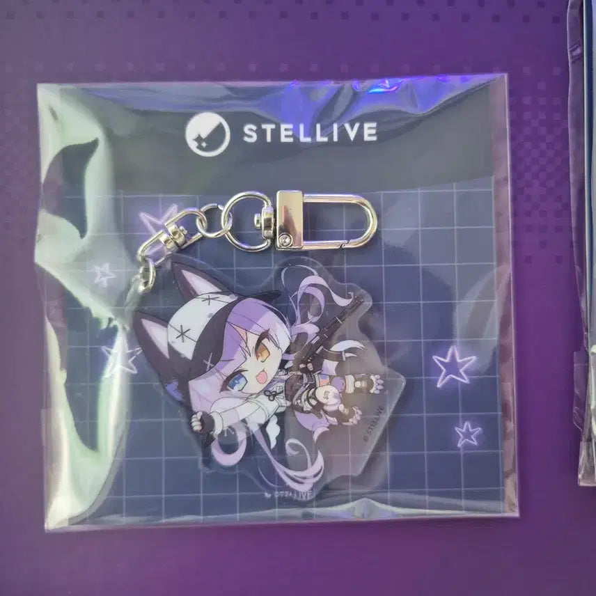 [BUNJANG] Stellive Tenko Shibuya Galaxy Collaboration Acrylic Keychain / 스텔라이브 텐코 시부키 갤럭시 콜라보 키링 아크릴