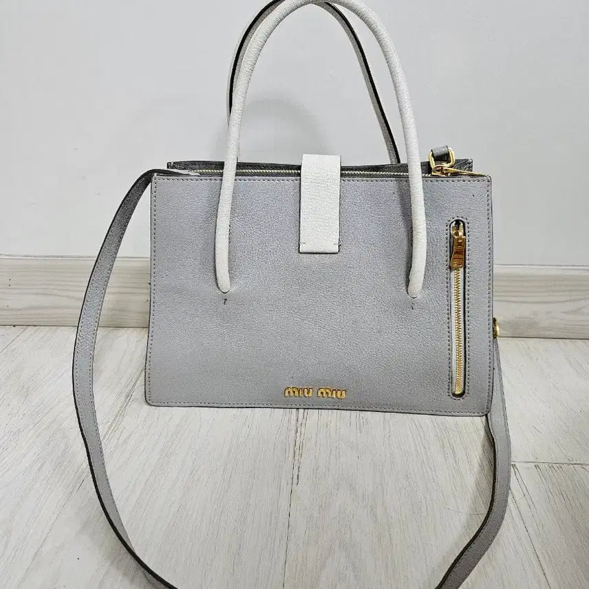 [BUNJANG] Miu Miu Madras Leather Satchel Crossbody Bag / 정품) 미우미우 마드라스 가죽 사첼 크로스백