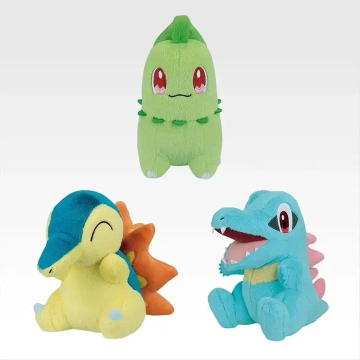 [BUNJANG] Pokemon 30th Anniversary Ichiban Kuji D Prize Set of 3 Johto Starters Plush / 포켓몬스터 30주년 제일복권 D상 전종세트 성도지방 스타팅 파트너 인형