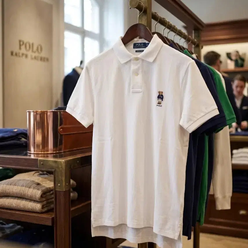 [BUNJANG] Polo Ralph Lauren Bear Rugby Polo Shirt / 폴로 베어 럭비 카라티