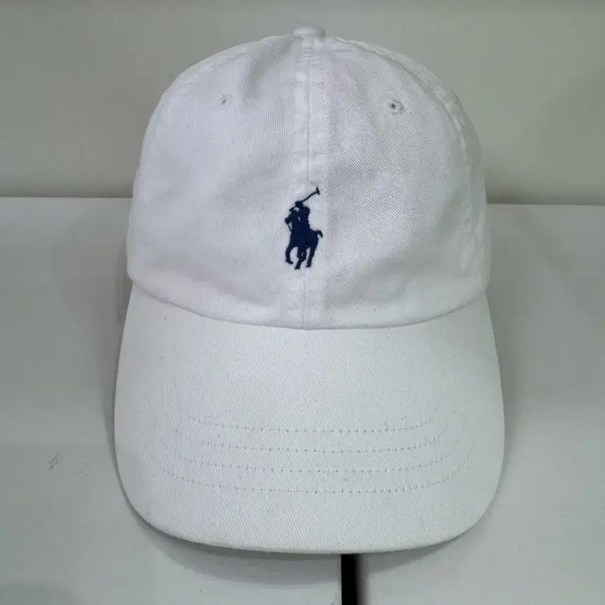 [BUNJANG] Polo Ralph Lauren Cotton Twill Cap White / 폴로 랄프로렌 볼캡 화이트