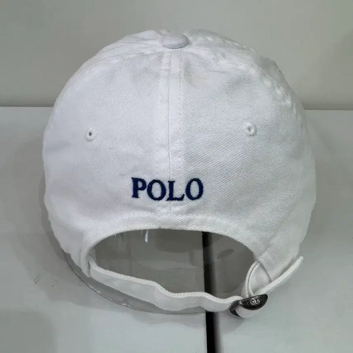 [BUNJANG] Polo Ralph Lauren Cotton Twill Cap White / 폴로 랄프로렌 볼캡 화이트