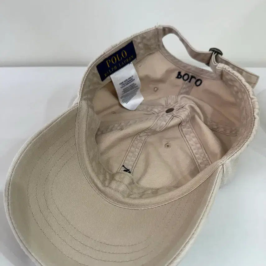 [BUNJANG] Polo Ralph Lauren Beige Baseball Cap / 폴로 랄프로렌 베이지 볼캡