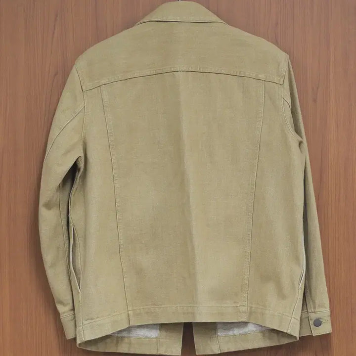 [BUNJANG] Uniqlo U Cotton Trucker Jacket Beige / [유니클로 U] 코튼 트러커 재킷(L) 베이지
