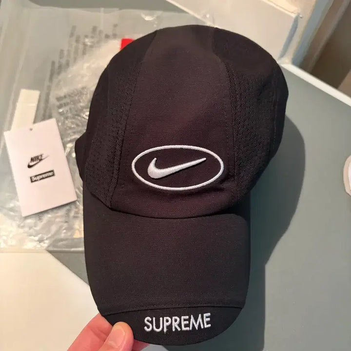 [BUNJANG] Nike x Supreme Running Cap Black / 나이키 슈프림 러닝캡