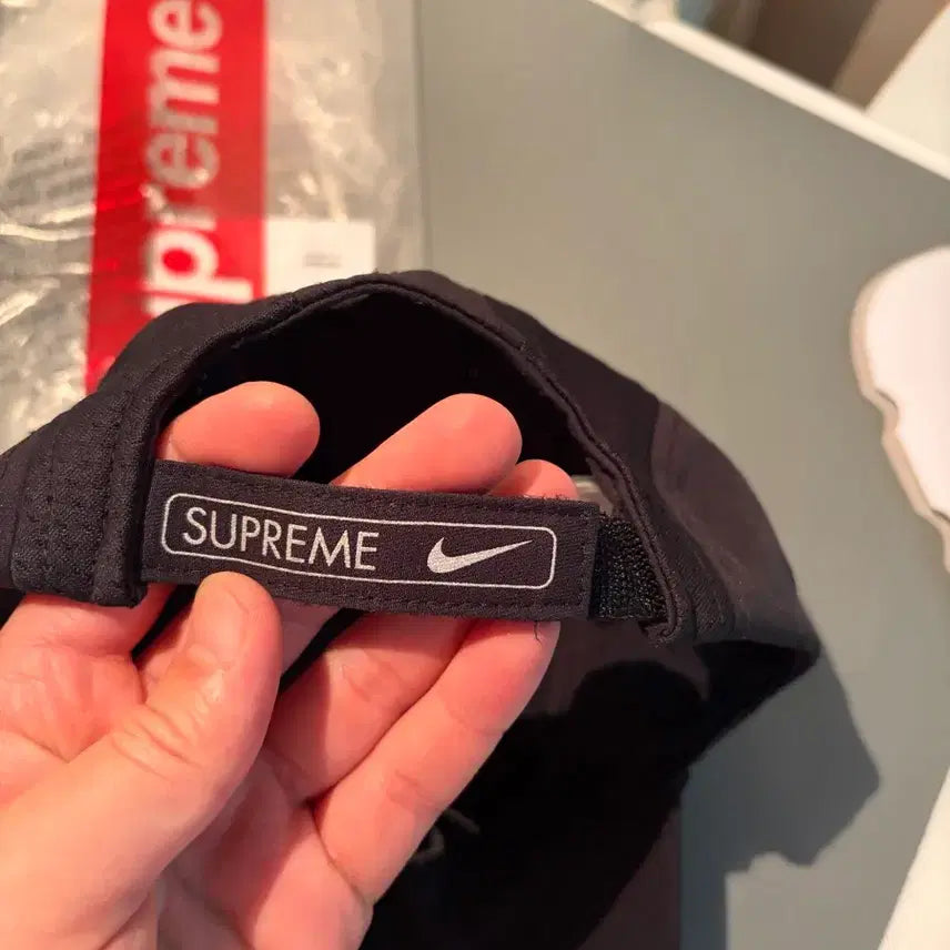 [BUNJANG] Nike x Supreme Running Cap Black / 나이키 슈프림 러닝캡