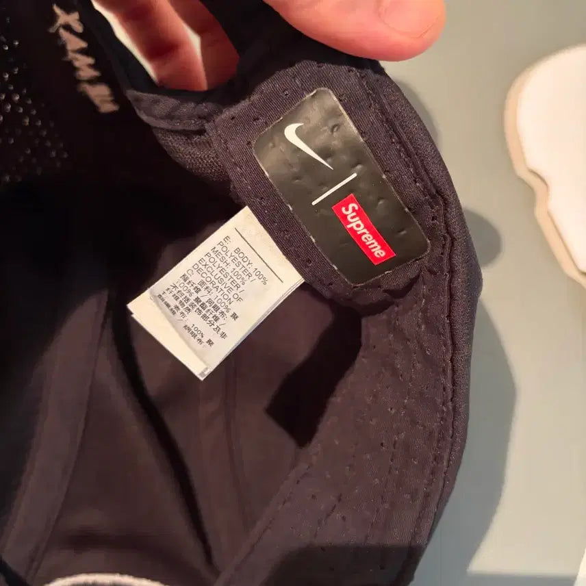 [BUNJANG] Nike x Supreme Running Cap Black / 나이키 슈프림 러닝캡