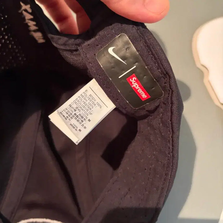 [BUNJANG] Nike x Supreme Running Cap Black / 나이키 슈프림 러닝캡