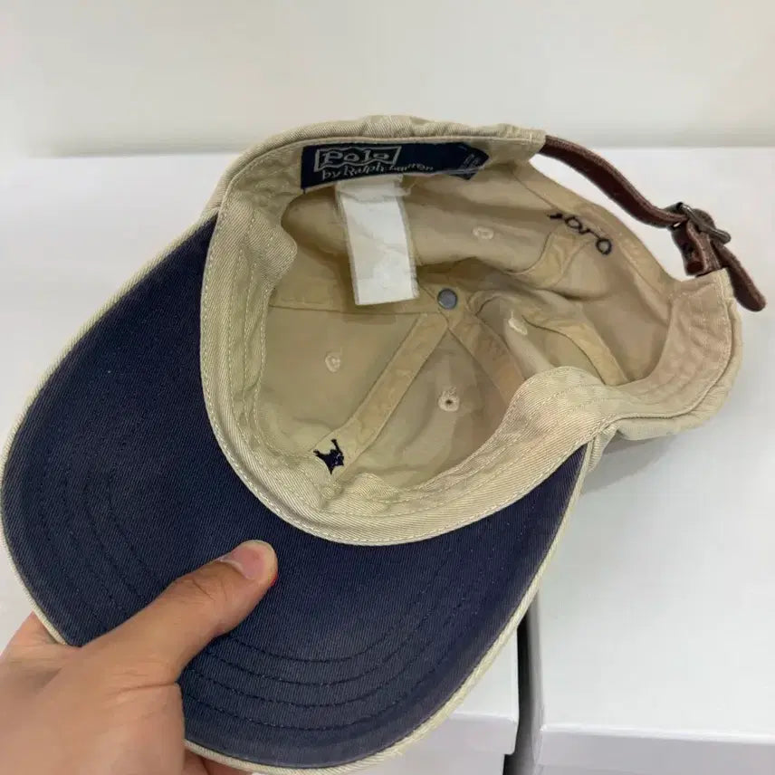 [BUNJANG] Polo Ralph Lauren 90s Ball Cap Beige / 90s 폴로 랄프로렌 볼캡 베이지