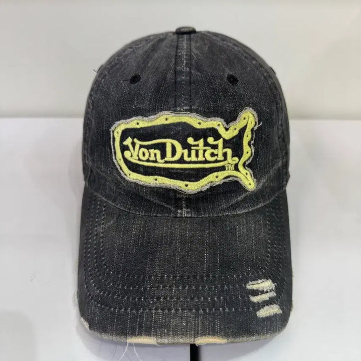 [BUNJANG] 90s Bondage Black Denim Cap / 90s 본더치 흑청 데님캡