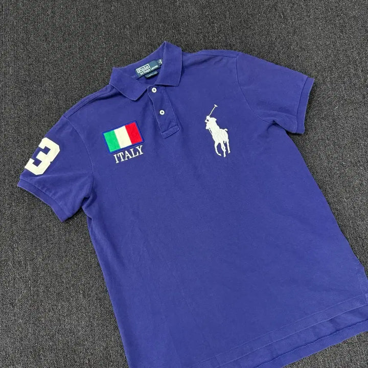 [BUNJANG] Polo Ralph Lauren Italy Big Pony Caravan T-Shirt / 폴로 랄프로렌 이탈리아 빅포니 PK 카라반팔티