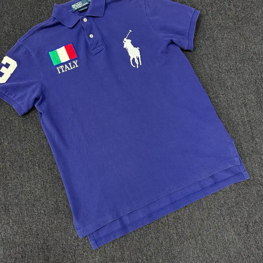 [BUNJANG] Polo Ralph Lauren Italy Big Pony Caravan T-Shirt / 폴로 랄프로렌 이탈리아 빅포니 PK 카라반팔티