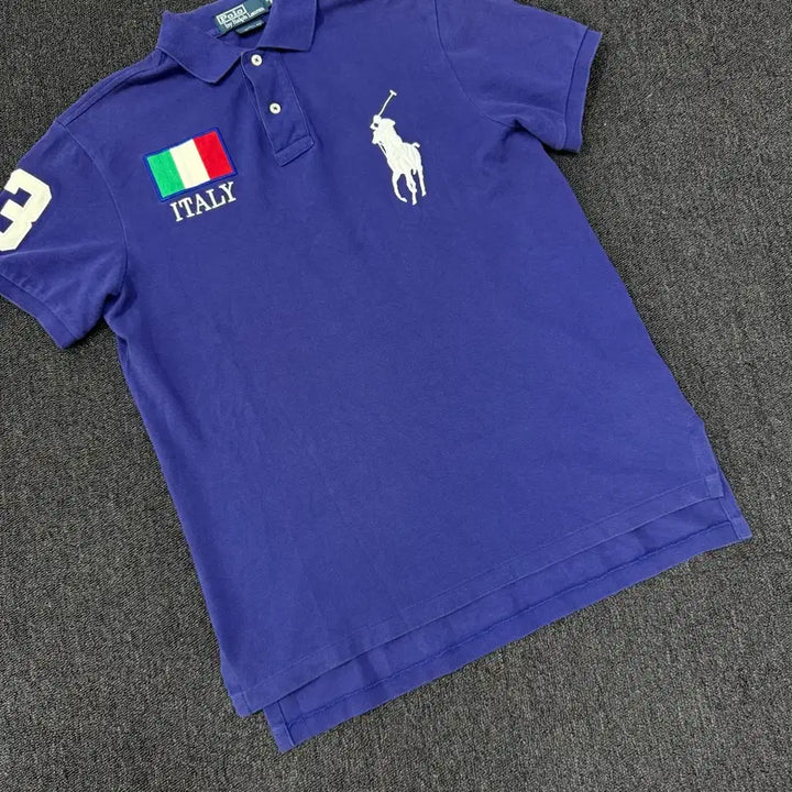 [BUNJANG] Polo Ralph Lauren Italy Big Pony Caravan T-Shirt / 폴로 랄프로렌 이탈리아 빅포니 PK 카라반팔티