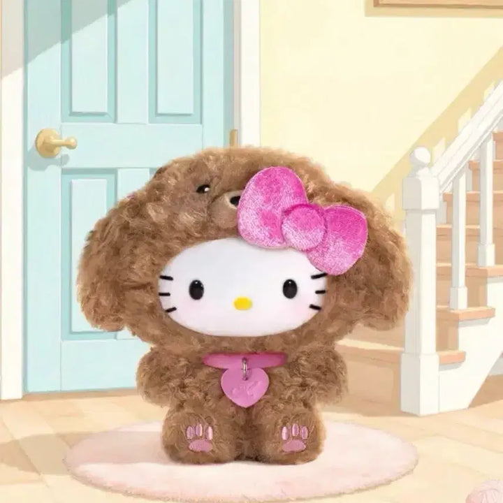 [BUNJANG] TopToy Sanrio Hello Kitty Poodle Puppy Party Plush Keychain / 탑토이 산리오 헬로키티 퍼피 파티 푸들 (현물)