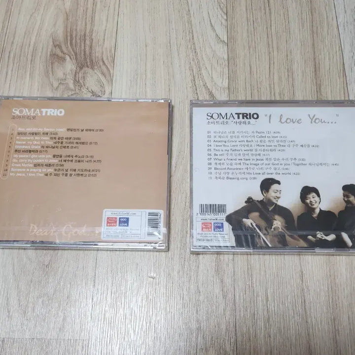 [BUNJANG] Soma Trio 1st &amp; 2nd Album CD Bundle Set / [새상품] 소마 트리오 1,2집 CD 2장 일괄