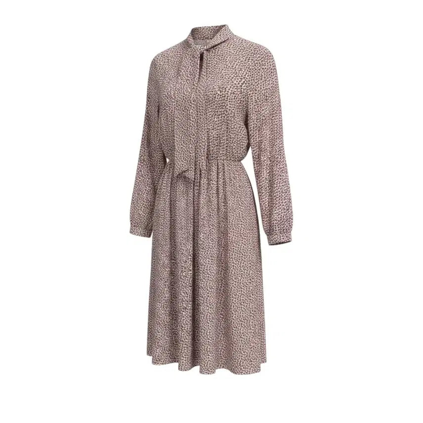 [BUNJANG] The Maeryo Floral Pattern Scarf Neck Dress / 여성F/ 더매료 잔꽃 패턴 스카프넥 원피스 21-15