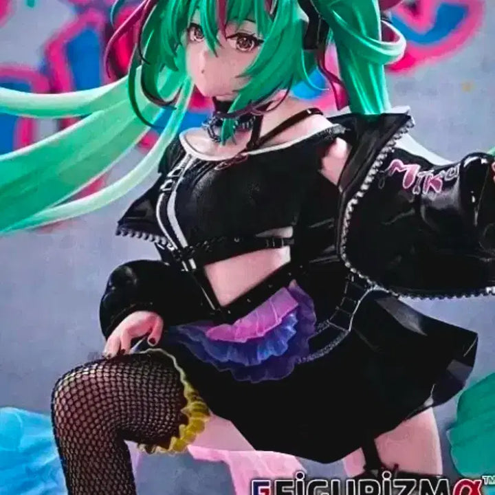 [BUNJANG] SEGA Hatsune Miku FIGURIZMA Figure (Sealed) / [미개봉]세가 FIGURIZMa 하츠네미쿠 Punk 버젼 미쿠 피규어