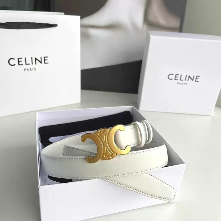 [BUNJANG] Premium Design Belt with Gold Buckle / 벨트 급처 고급 디자인 선물용 가능