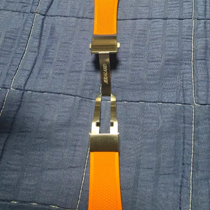 [BUNJANG] G-Shock GMW-B5000 Fluorine Rubber Buckle Band Orange / 지샥 gmw-b5000 불소 러버 디버클 밴드 오렌지 손목둘레 17cm