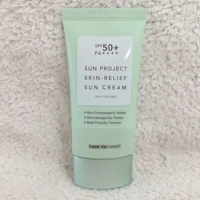 [BUNJANG] Thank You Farmer Sun Project Skin Relief Sun Cream SPF50+ PA++++ 50ml / 땡큐파머 선 프로젝트 스킨 릴리프 선크림 50ml
