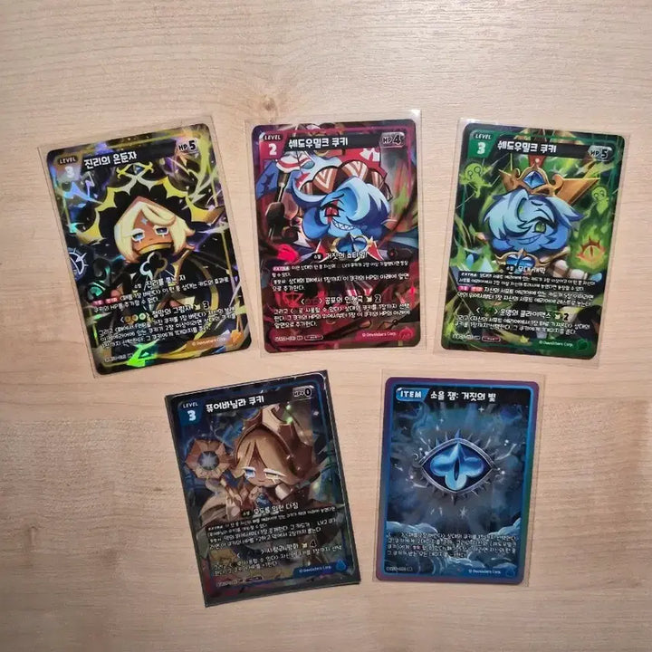 [BUNJANG] Cookierun Kingdom Card Set with Shadowmilk and Pure Vanilla / 쿠키런 킹덤 카드 쉐도우밀크, 퓨어바닐라 포함