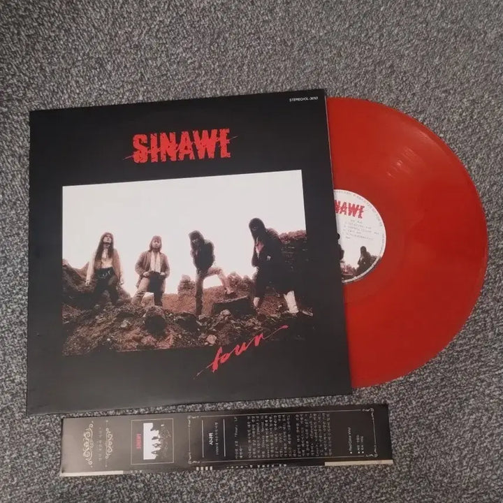 [BUNJANG] Sinawe 4th Album LP Red Edition / 시나위 Four 4집 LP 레드반