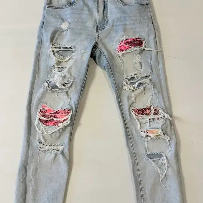 [BUNJANG] AMIRI MX1 Bandana Patch Skinny Jeans / 정품 아미리 AMIRI MX1 반다나 패치청바지 30인치 정가 160만원